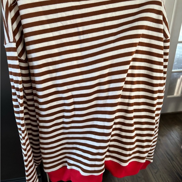 NWT Free People We The Free Classic Striped Oversized Crewneck Sweatshirt - Picture 7 of 8